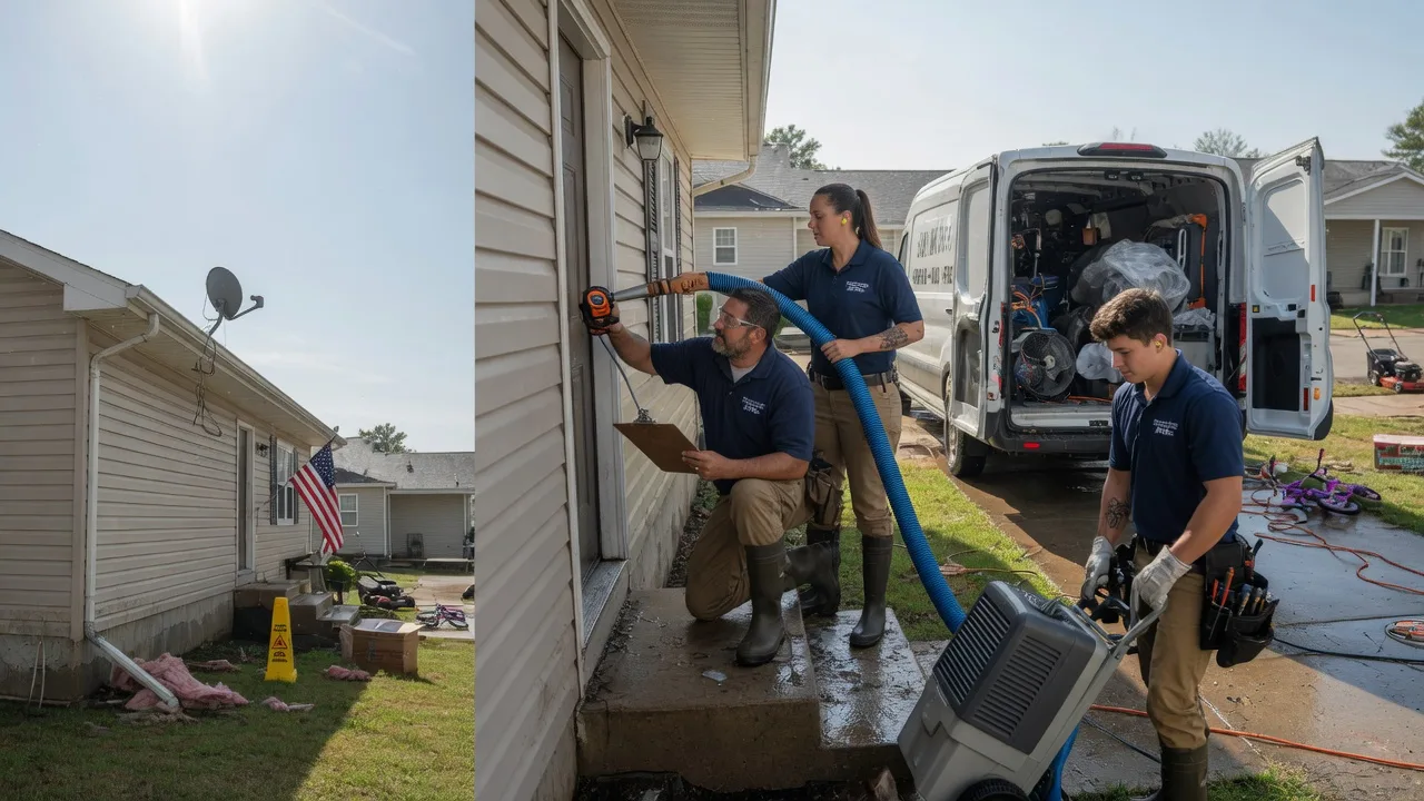Ceiling Water Damage Restoration in Whitefield, OK near me